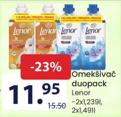 Omekšivač duopack Lenor