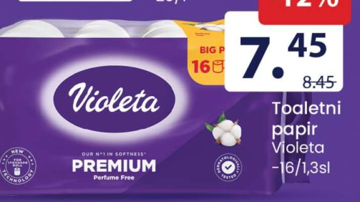 Toaletni papir Violeta