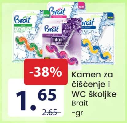 Kamen za čišćenje i WC školjke