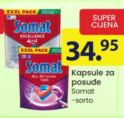 Somat kapsule za posuđe