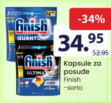 Kapsule za posuđe Finish