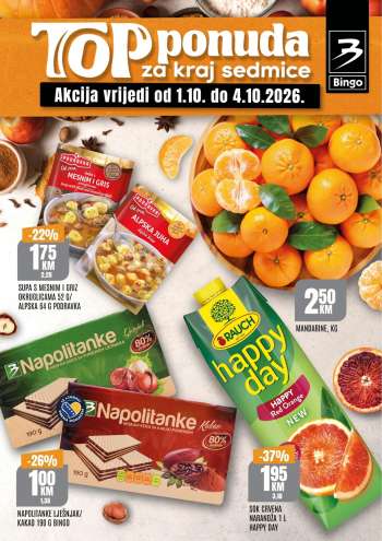 Bingo katalog - 01.10.2026. - 04.10.2026.