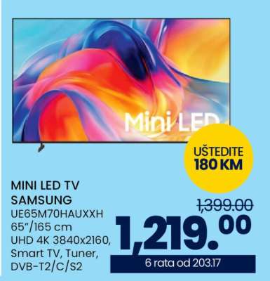 MINI LED TV SAMSUNG UE65M70HAUXXH
