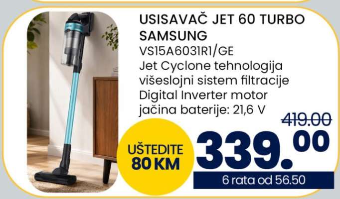 USISAVAČ JET 60 TURBO SAMSUNG