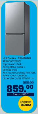 HLADNJAK SAMSUNG RB34C602E9S/E