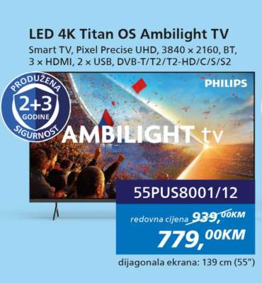LED 4K Titan OS Ambilight TV