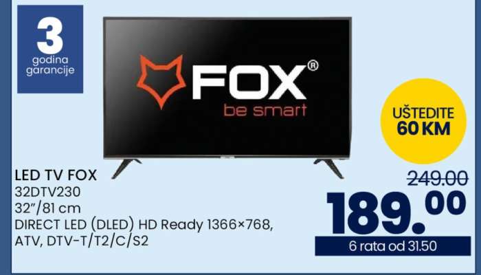 LED TV FOX