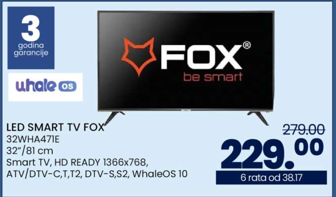 LED SMART TV FOX