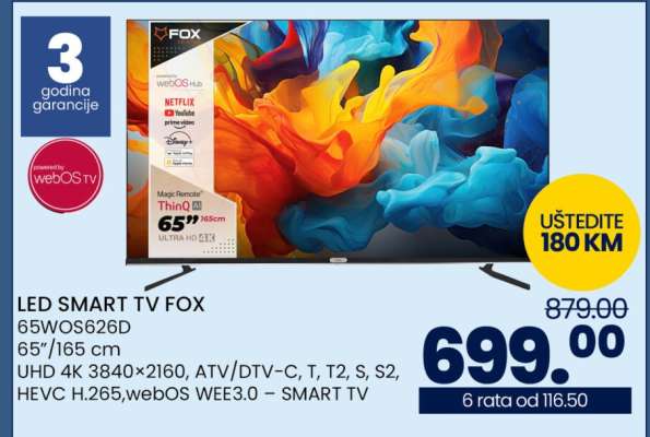 LED SMART TV FOX