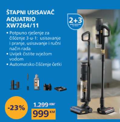 ŠTAPNI USISAVAČ AQUATRIO XW7264/11