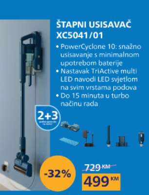 Štapni usisavač XC5041/01