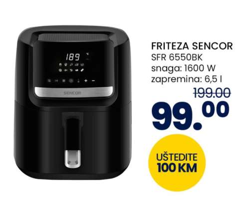 FRITEZA SENCOR SFR 6550BK