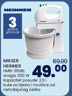 MIKSER HEINNER HMB-350BL