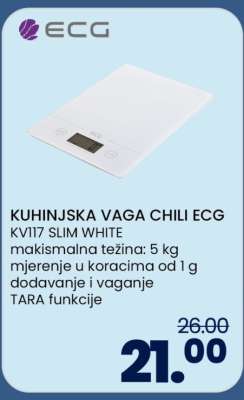 KUHINJSKA VAGA CHILI ECG