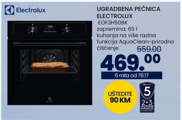 UGRADBENA PEĆNICA ELECTROLUX EOF3H50BK