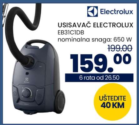 USISAVAČ ELECTROLUX EB31C1DB