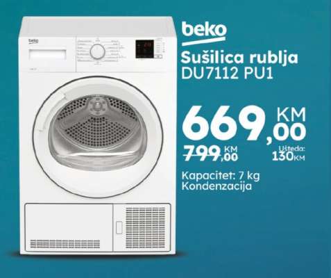 beko Sušilica rublja DU7112 PU1