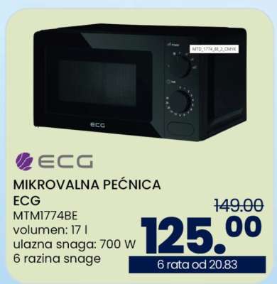 MIKROVALNA PEĆNICA ECG