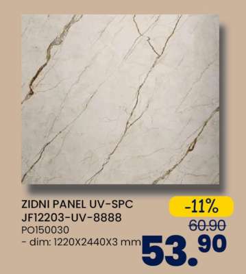 ZIDNI PANEL UV-SPC JF12203-UV-8888