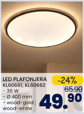 LED PLAFONJERA KL60661; KL60662