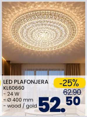 LED PLAFONJERA KL60660