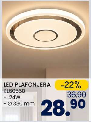 LED PLAFONJERA KL60550