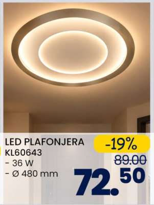 LED PLAFONJERA KL60643