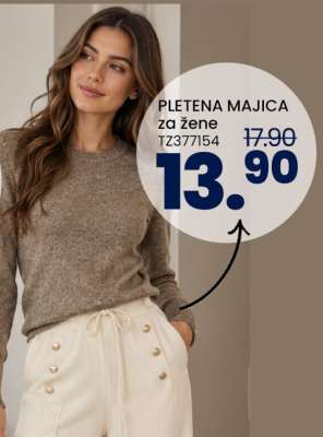 PLETENA MAJICA ZA ŽENE