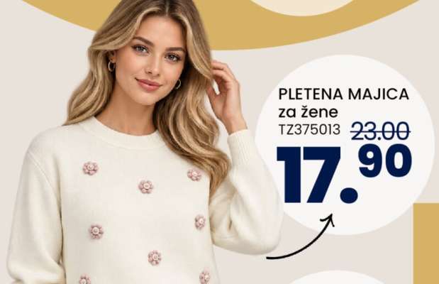 PLETENA MAJICA ZA ŽENE
