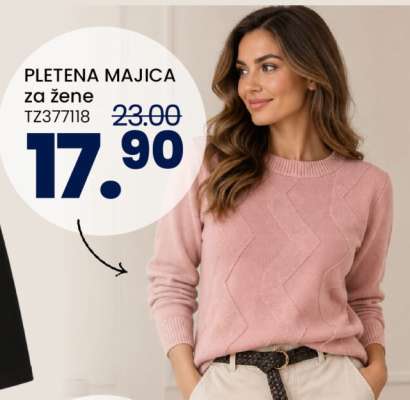 PLETENA MAJICA ZA ŽENE