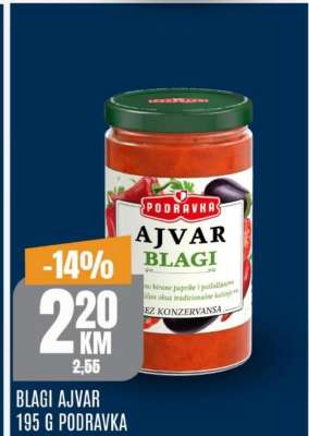 BLAGI AJVAR 195 G PODRAVKA