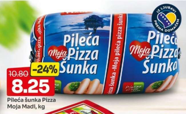 Pileća šunka Pizza Moja Madi, kg