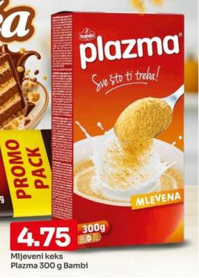 Mljeveni keks Plazma