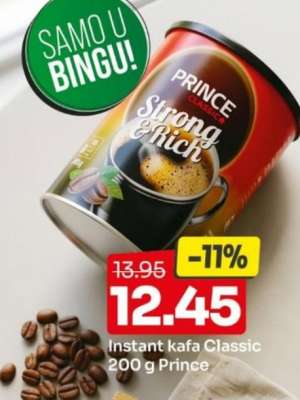 Instant kafa Classic 200 g Prince
