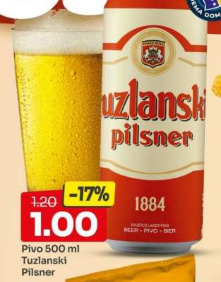 Pivo 500 ml, Tuzlanski pilsner