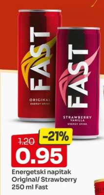 Energetski napitak Original/Strawberry