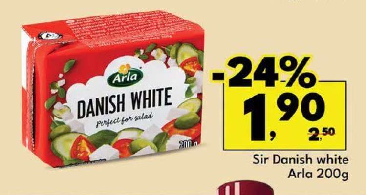 Sir Danish white Arla 200g