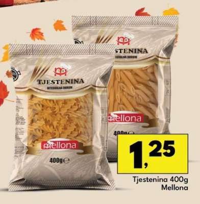 Tjestenina 400g Mellona