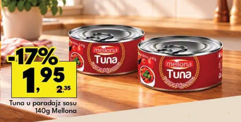 Tuna u paradajz sosu 140g Mellona