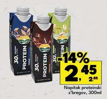 Napitek proteinski z'bregov, 300ml