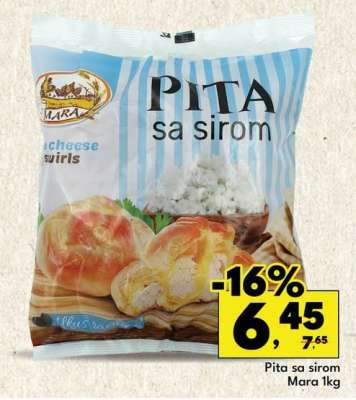 Pita sa sirom Mara 1kg