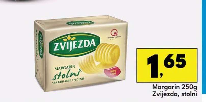 Margarin 250g Zvijezda, stolni