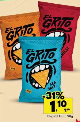 Chips El Grito 90g
