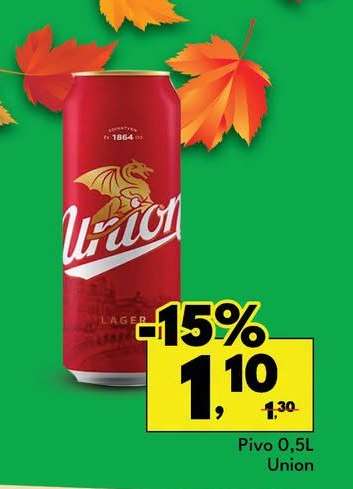 Pivo 0,5L Union