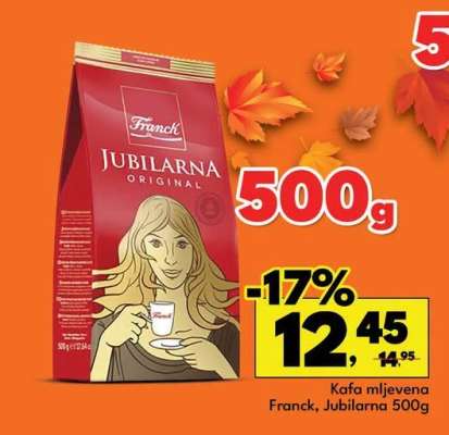 Kafa mljevena Franck, Jubilarna 500g