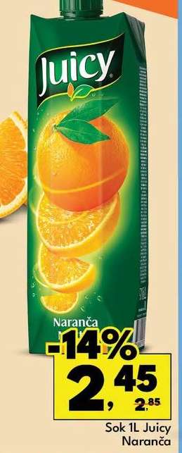 Sok 1L Juicy Naranča