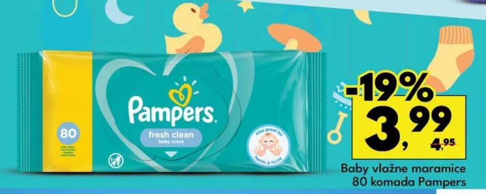 Pampers Baby vlažne maramice