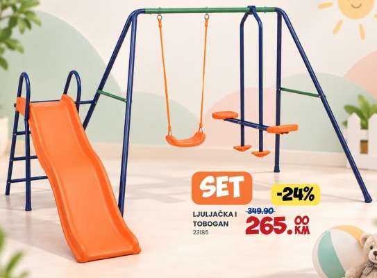 SET LJULJAČKA I TOBOGAN