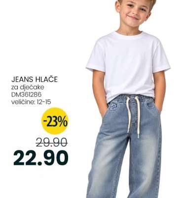 JEANS HLAČE ZA DJEČAKE