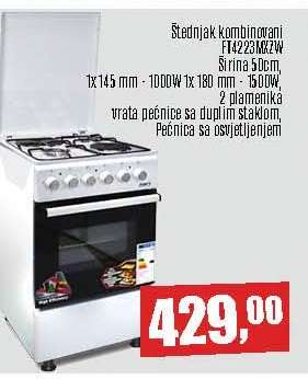 Štednjak kombinovani F4223MW2W